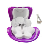 Maxbell Car Seat for Dolls Handcraft Stand Car Vent Clip for Automobile Gift Vehicle Purple
