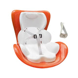 Maxbell Car Seat for Dolls Handcraft Stand Car Vent Clip for Automobile Gift Vehicle Orange