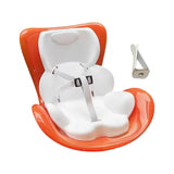 Maxbell Car Seat for Dolls Handcraft Stand Car Vent Clip for Automobile Gift Vehicle Orange