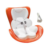 Maxbell Car Seat for Dolls Handcraft Stand Car Vent Clip for Automobile Gift Vehicle Orange