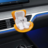 Maxbell Car Seat for Dolls Handcraft Stand Car Vent Clip for Automobile Gift Vehicle Yellow