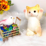 Maxbell Cat Squeeze Fidget Toy Gift Soft Portable Sensory Toy for Playing Party Home