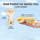 Maxbell Cat Squeeze Fidget Toy Gift Soft Portable Sensory Toy for Playing Party Home