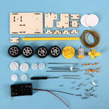 Maxbell Hand Crafts Car Cleaning Floor DIY Science Experiment Model Kit for Toy Kids