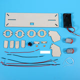 Maxbell Standing Waves Science Kits Portable Wooden Assembly Toy for Preschool Teens