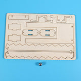 Maxbell DIY Stairs Science Toy Wood Science Experiment Toys for Teens Birthday Gifts