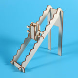 Maxbell DIY Stairs Science Toy Wood Science Experiment Toys for Teens Birthday Gifts