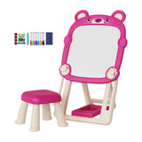 Maxbell Kids Erasable Writing Board Standing Art Easel for Toddlers Boys Girls Gifts