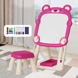 Maxbell Kids Erasable Writing Board Standing Art Easel for Toddlers Boys Girls Gifts