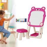 Maxbell Kids Erasable Writing Board Standing Art Easel for Toddlers Boys Girls Gifts