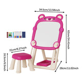 Maxbell Kids Erasable Writing Board Standing Art Easel for Toddlers Boys Girls Gifts