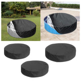 Maxbell Round Pool Covers for above Ground Pools for Dog Swimming Pools Home Outdoor 140x30cm