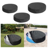Maxbell Round Pool Covers for above Ground Pools for Dog Swimming Pools Home Outdoor 140x30cm