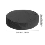 Maxbell Round Pool Covers for above Ground Pools for Dog Swimming Pools Home Outdoor 200x30cm