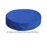Maxbell Round Pool Cover 210D Oxford Cloth Round Swimming Pool Cover for Tub Outdoor Diameter 82cm