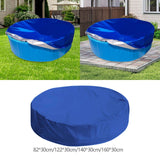 Maxbell Round Pool Cover 210D Oxford Cloth Round Swimming Pool Cover for Tub Outdoor Diameter 82cm