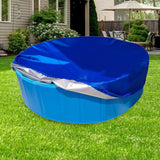 Maxbell Round Pool Cover 210D Oxford Cloth Round Swimming Pool Cover for Tub Outdoor Diameter 82cm
