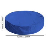 Maxbell Round Pool Cover 210D Oxford Cloth Round Swimming Pool Cover for Tub Outdoor Diameter 82cm