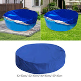 Maxbell Round Pool Cover 210D Oxford Cloth Round Swimming Pool Cover for Tub Outdoor Diameter 82cm