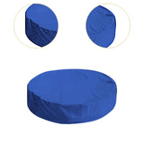 Maxbell Round Pool Cover 210D Oxford Cloth Round Swimming Pool Cover for Tub Outdoor Diameter 122cm