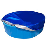 Maxbell Round Pool Cover 210D Oxford Cloth Round Swimming Pool Cover for Tub Outdoor Diameter 122cm