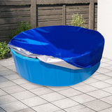 Maxbell Round Pool Cover 210D Oxford Cloth Round Swimming Pool Cover for Tub Outdoor Diameter 140cm