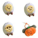 Maxbell Food Theme Keychain Accessory Adorable Bag Charm for Valentine's Day Holiday Round Eyes Smile