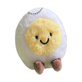 Maxbell Food Theme Keychain Accessory Adorable Bag Charm for Valentine's Day Holiday Round Eyes Smile