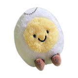 Maxbell Food Theme Keychain Accessory Adorable Bag Charm for Valentine's Day Holiday Round Eyes Smile