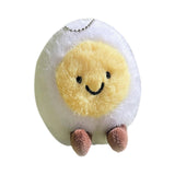 Maxbell Food Theme Keychain Accessory Adorable Bag Charm for Valentine's Day Holiday Round Eyes Smile
