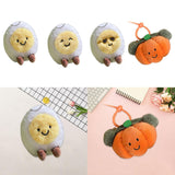 Maxbell Food Theme Keychain Accessory Adorable Bag Charm for Valentine's Day Holiday Round Eyes Smile
