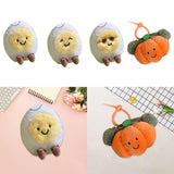 Maxbell Food Theme Keychain Accessory Adorable Bag Charm for Valentine's Day Holiday Round Eyes Smile