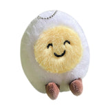 Maxbell Food Theme Keychain Accessory Adorable Bag Charm for Valentine's Day Holiday Squinting Smile
