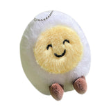 Maxbell Food Theme Keychain Accessory Adorable Bag Charm for Valentine's Day Holiday Squinting Smile