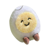 Maxbell Food Theme Keychain Accessory Adorable Bag Charm for Valentine's Day Holiday Squinting Smile