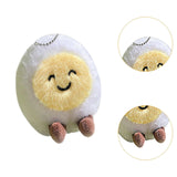 Maxbell Food Theme Keychain Accessory Adorable Bag Charm for Valentine's Day Holiday Squinting Smile