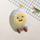 Maxbell Food Theme Keychain Accessory Adorable Bag Charm for Valentine's Day Holiday Squinting Smile