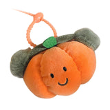 Maxbell Food Theme Keychain Accessory Adorable Bag Charm for Valentine's Day Holiday Pumpkin