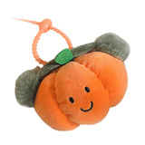Maxbell Food Theme Keychain Accessory Adorable Bag Charm for Valentine's Day Holiday Pumpkin