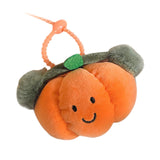 Maxbell Food Theme Keychain Accessory Adorable Bag Charm for Valentine's Day Holiday Pumpkin