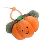 Maxbell Food Theme Keychain Accessory Adorable Bag Charm for Valentine's Day Holiday Pumpkin