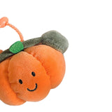 Maxbell Food Theme Keychain Accessory Adorable Bag Charm for Valentine's Day Holiday Pumpkin
