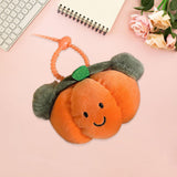 Maxbell Food Theme Keychain Accessory Adorable Bag Charm for Valentine's Day Holiday Pumpkin