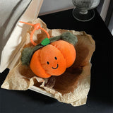 Maxbell Food Theme Keychain Accessory Adorable Bag Charm for Valentine's Day Holiday Pumpkin