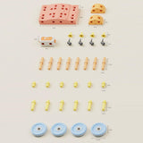 Maxbell 44 Pieces DIY Building Blocks Stacking Blocks for Holiday Preschool Birthday