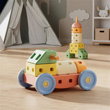 Maxbell 44 Pieces DIY Building Blocks Stacking Blocks for Holiday Preschool Birthday