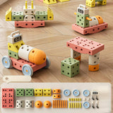 Maxbell 44 Pieces DIY Building Blocks Stacking Blocks for Holiday Preschool Birthday