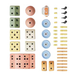 Maxbell 44 Pieces DIY Building Blocks Stacking Blocks for Holiday Preschool Birthday