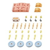 Maxbell 44 Pieces DIY Building Blocks Stacking Blocks for Holiday Preschool Birthday