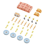 Maxbell 44 Pieces DIY Building Blocks Stacking Blocks for Holiday Preschool Birthday